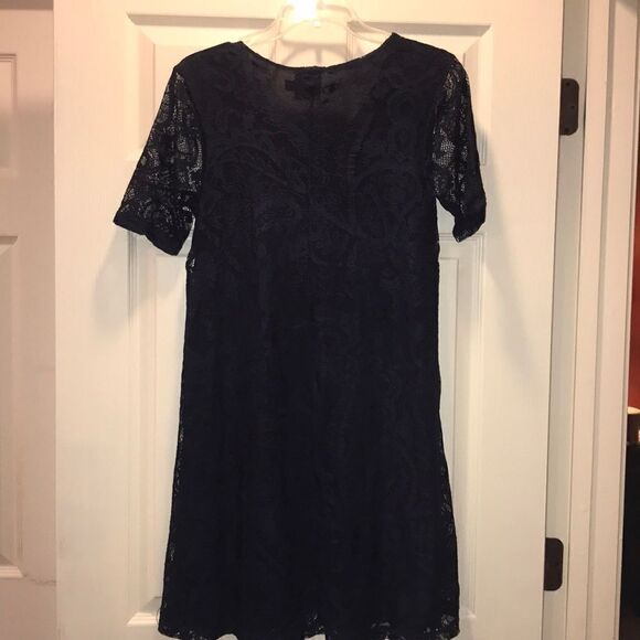 ✨Host Pick! asos Maternity Navy Lace Dress - Picture 5 of 7